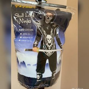 Boys Skull Lord Ninja Halloween Costume!